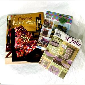 Quilting Weaving Book & Patterns Set